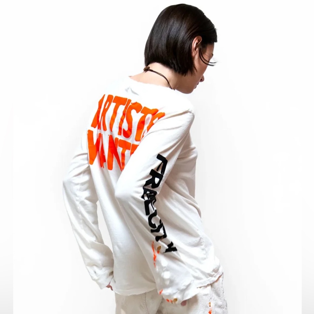ARTISTS WANTED PAINT SUPERVINTAGE LONGSLEEVE life nature love free city